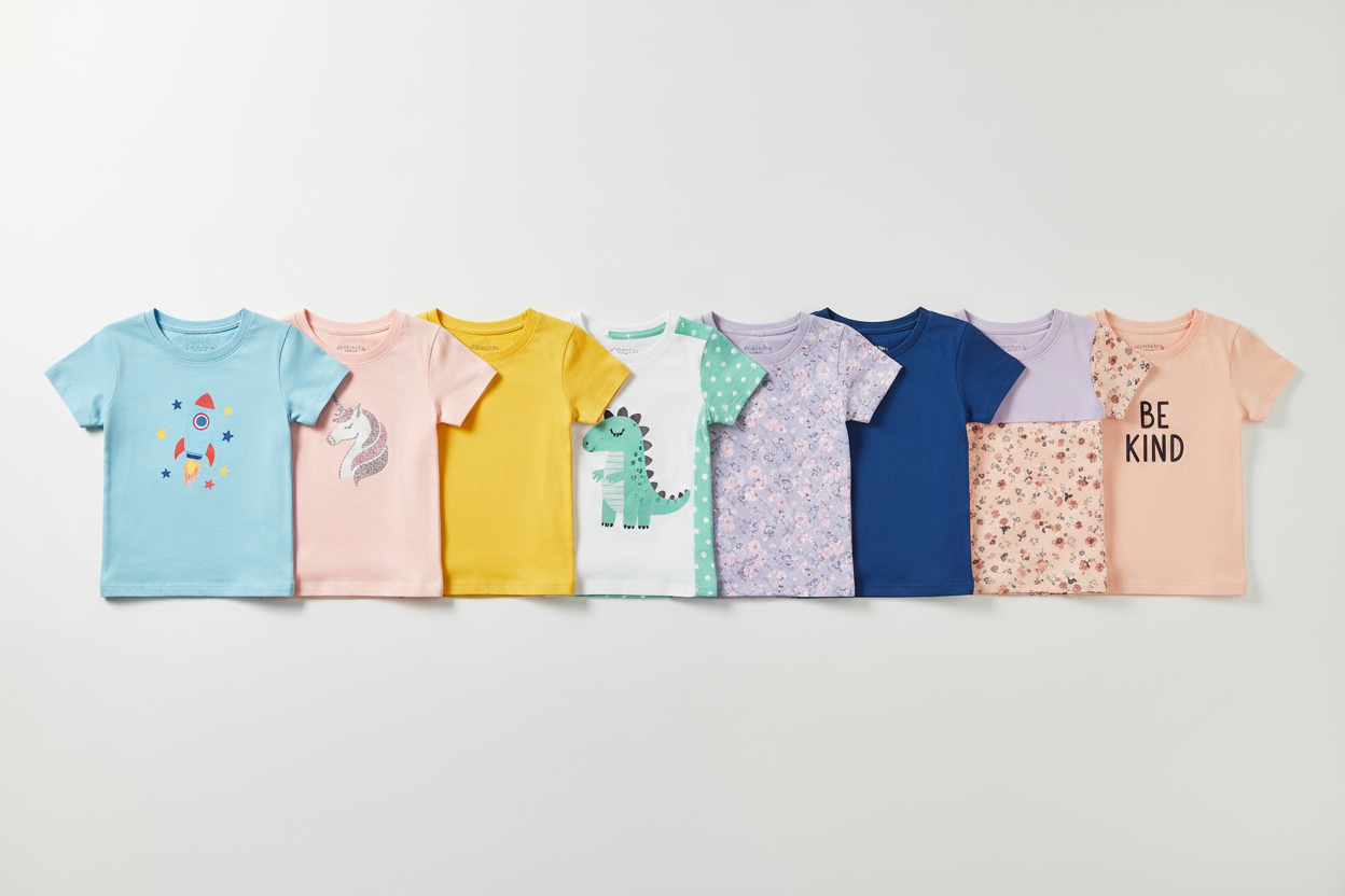 CAMISETAS PARA NIÑO Y NIÑA