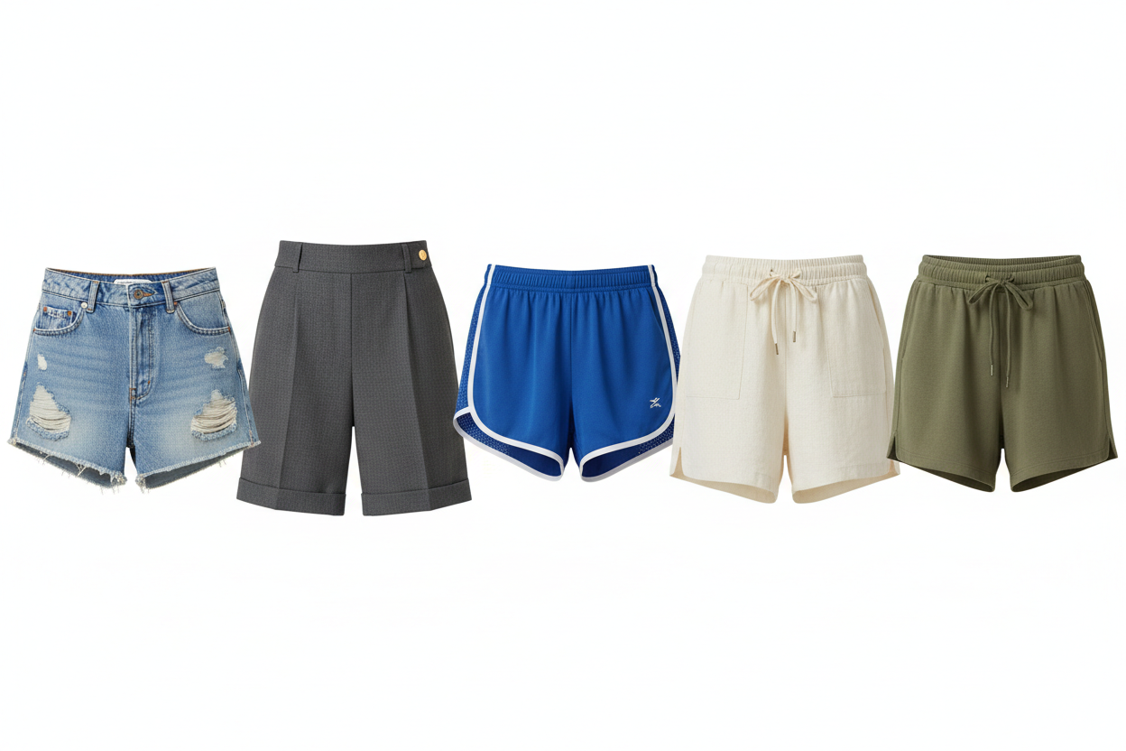 PANTALONES CORTOS PARA MUJER