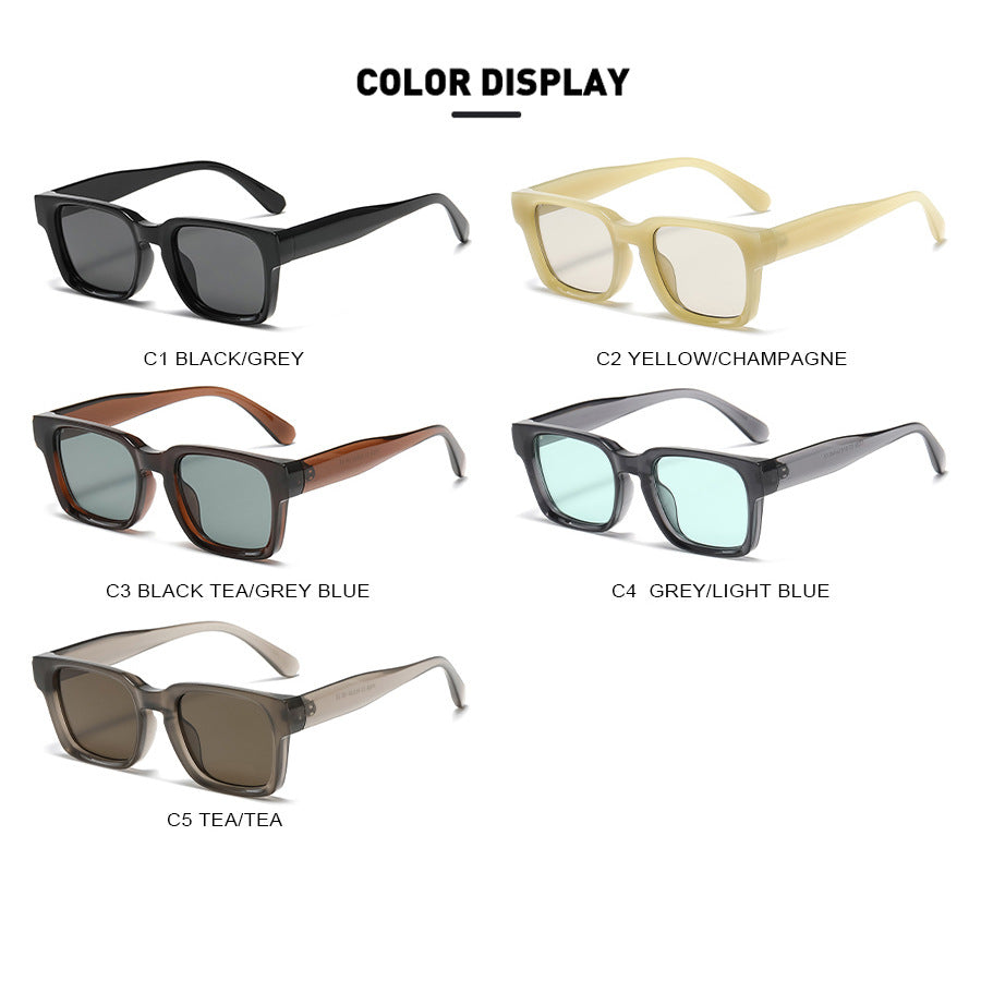 Gafas de sol versátiles, minimalistas y de estilo retro para hombre y mujer.