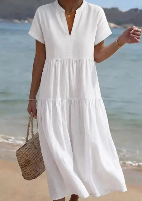 Vestido de Poliéster Ligero y Versátil para Mujer