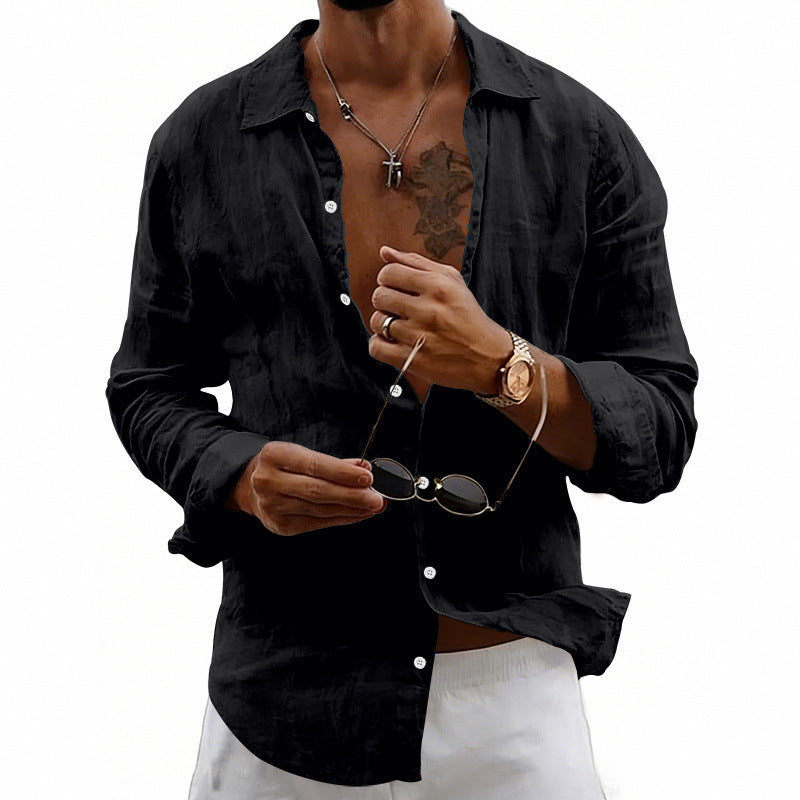 Camisa Versátil de Lino para Hombre