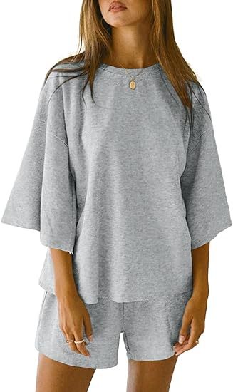 Conjunto casual de moda para mujer con shorts de cintura elástica
