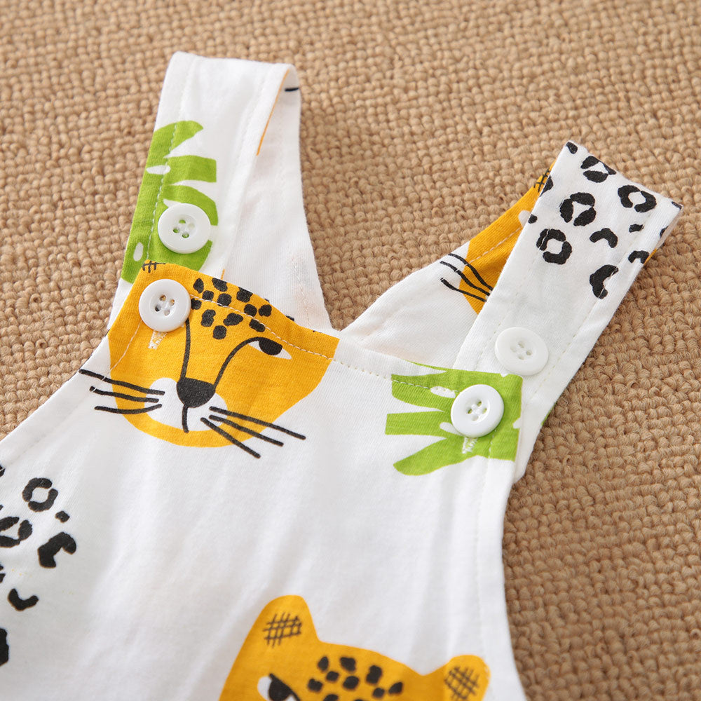 Conjunto de Mono y Camiseta para Bebé — Adorable y Cómodo