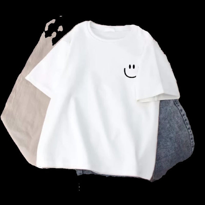 Camiseta minimalista de manga corta para niños