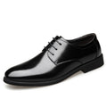 Zapatos de cuero genuino para hombre, talla extragrande, formales y de negocios.