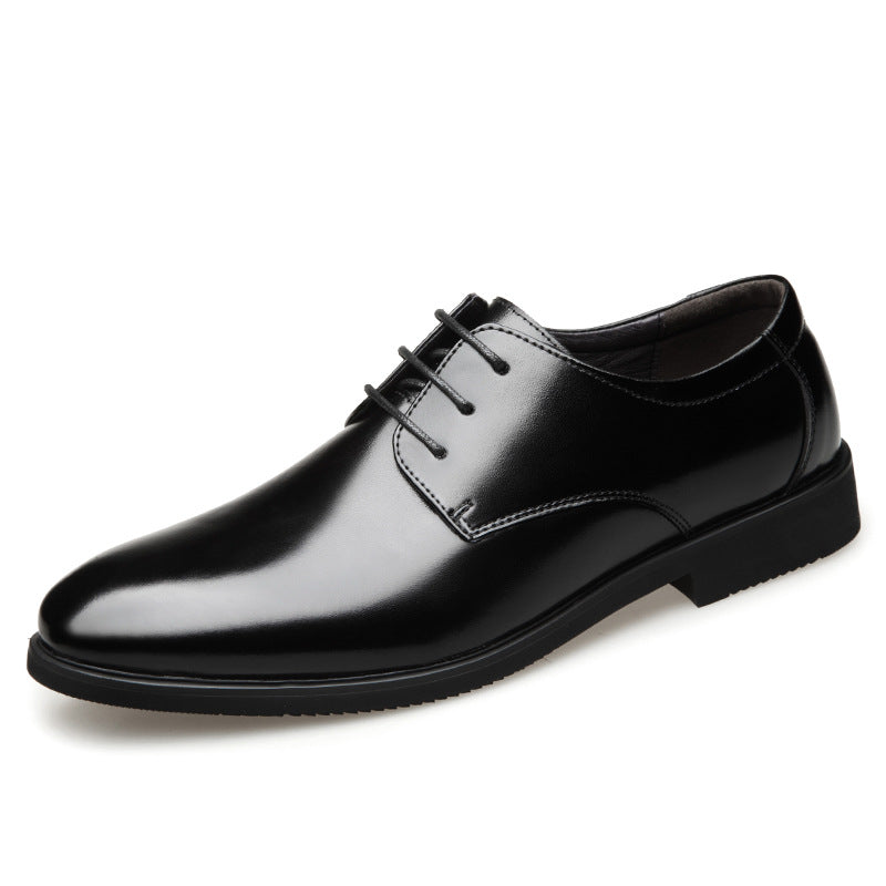 Zapatos de cuero genuino para hombre, talla extragrande, formales y de negocios.