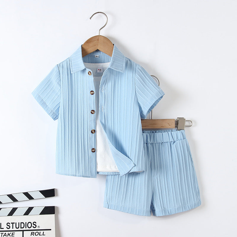 Conjunto de Dos Piezas para Bebé Niño — Suave y Cómodo