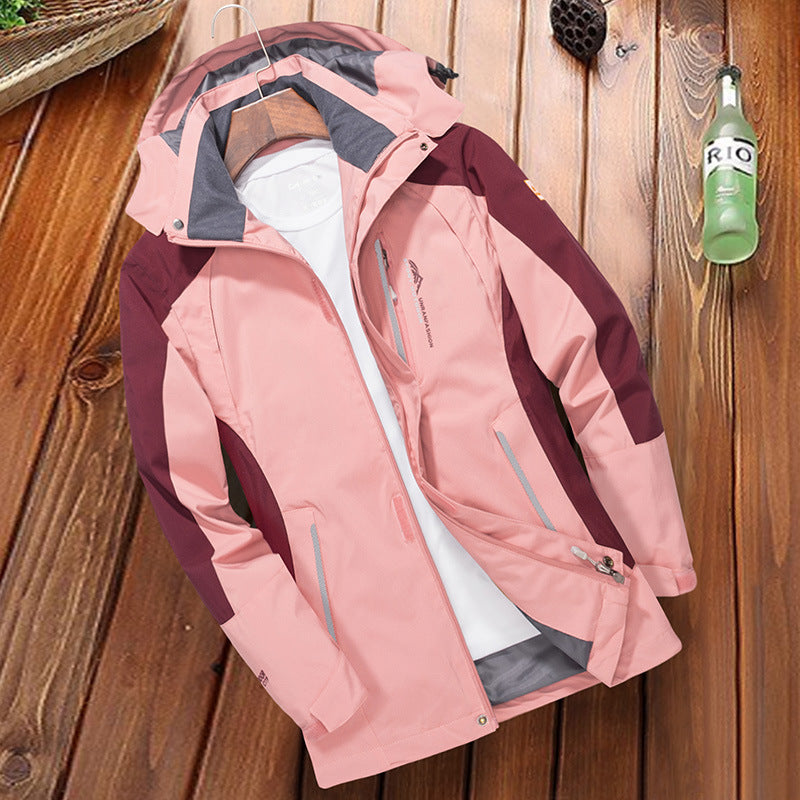 Chaqueta cortavientos fina para hombre, resistente al viento y al agua, para actividades al aire libre.