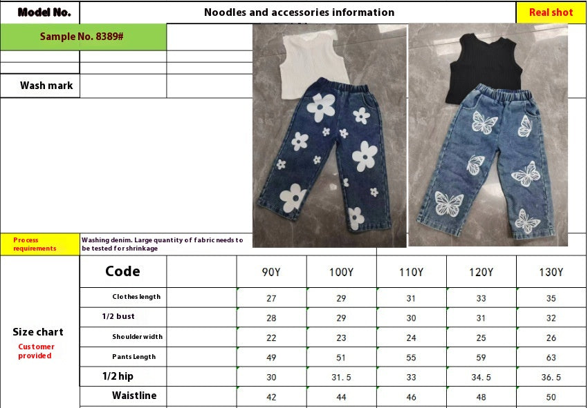 Conjunto de Dos Piezas para Niña con Estampado de Dinosaurio — Algodón 95%