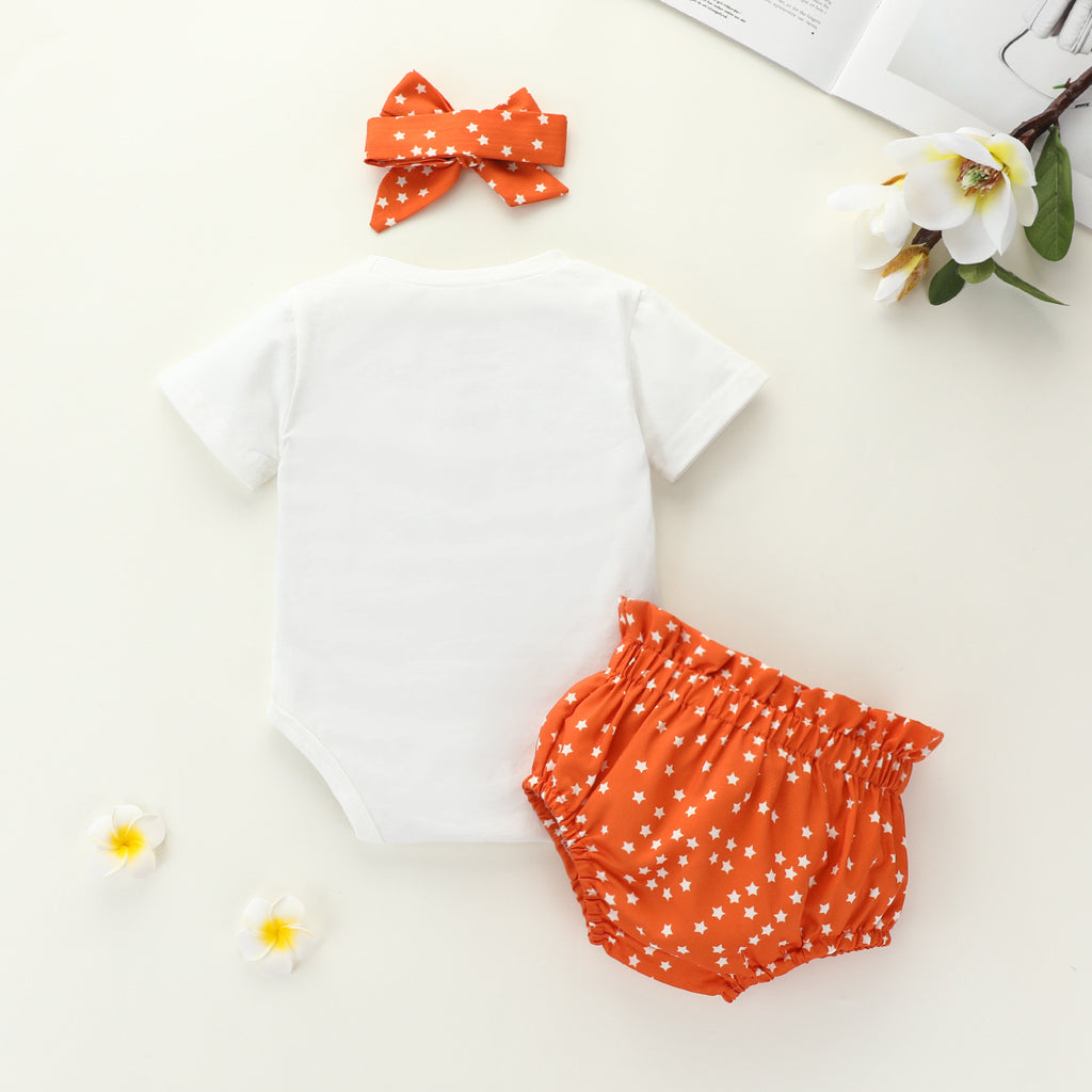Mono Arcoíris para Niña 3 Piezas Algodón