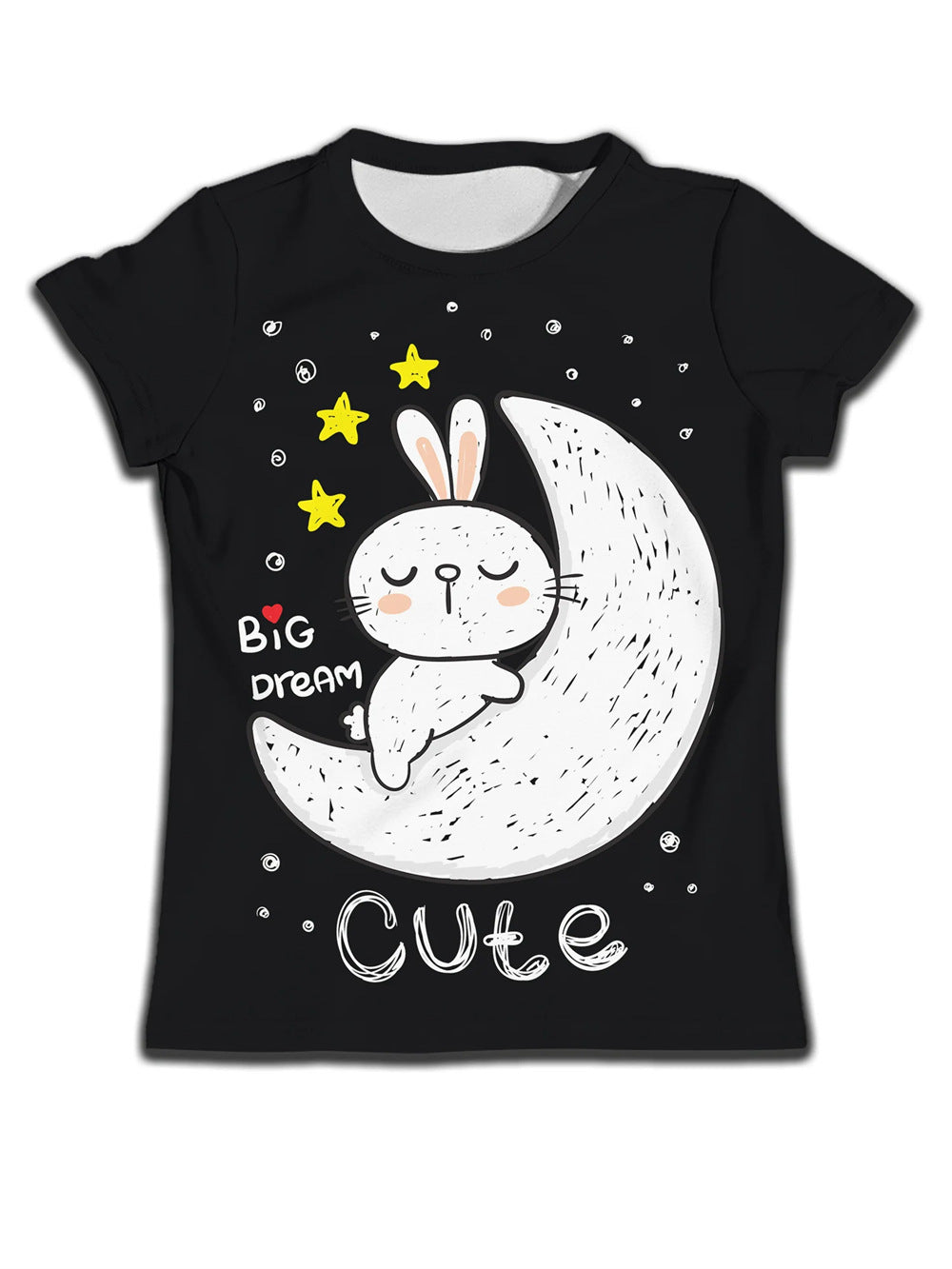 Camiseta Infantil con Estampado de Dibujo — Algodón Niños