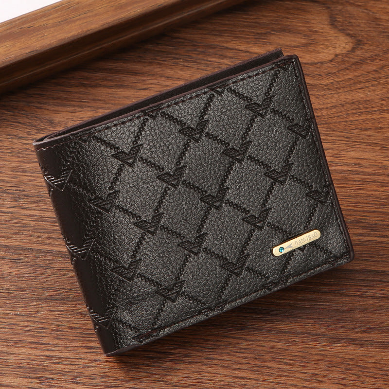Cartera corta para hombre con tarjetero