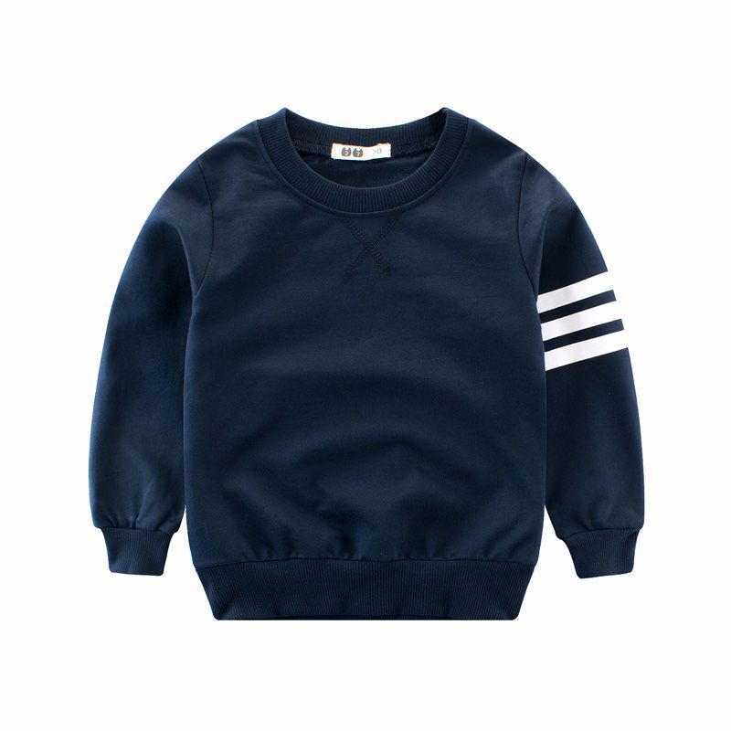 Jersey de cuello redondo de manga larga para niño