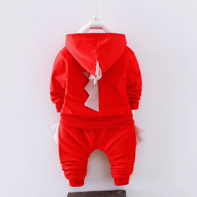 Conjunto Deportivo Niño Manga Larga Primavera Otoño — Algodón