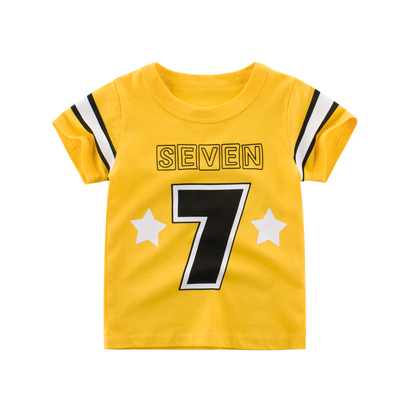 Camiseta de Manga Corta para Niños — Fresca y Cómoda Verano