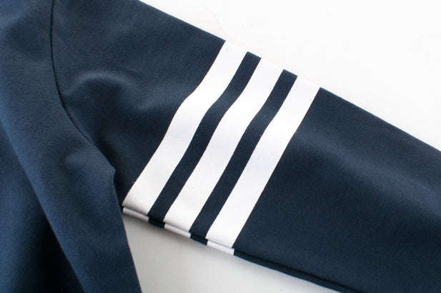 Jersey de cuello redondo de manga larga para niño