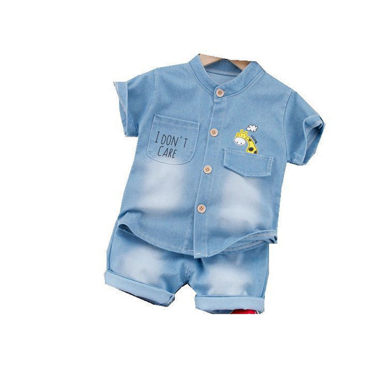 Conjunto Vaquero de Dos Piezas para Niño — Estilo Denim Total