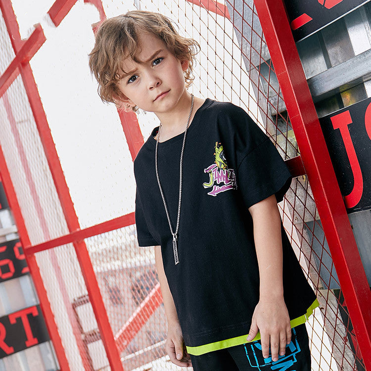 Boys' Dinosaur Print Short Sleeve T-Shirt