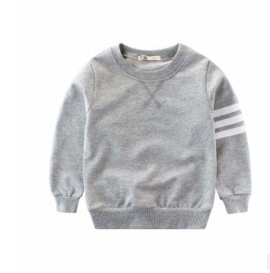 Jersey de cuello redondo de manga larga para niño