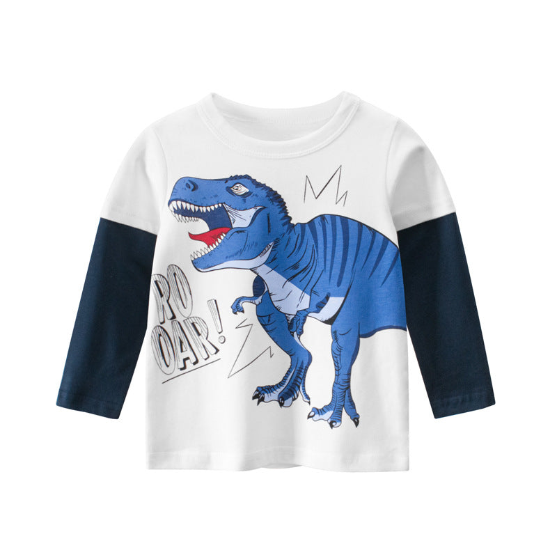 Toddler Boy Clothes Cotton Shirt Long Sleeve T-Shirt for Kids