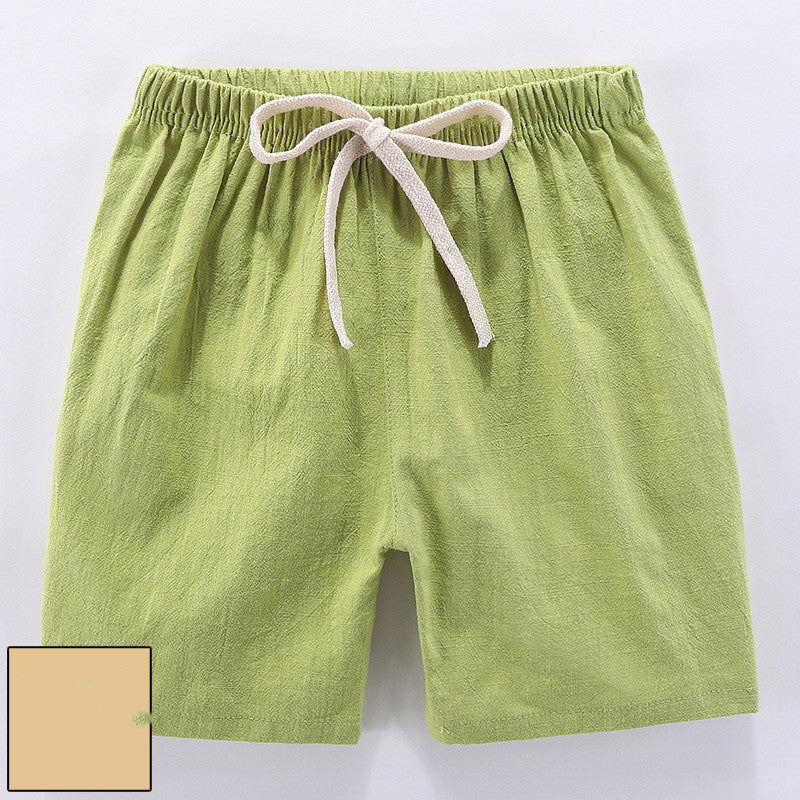 Pantalones Cortos Finos de Verano para Niños — Algodón 100% Multicolor