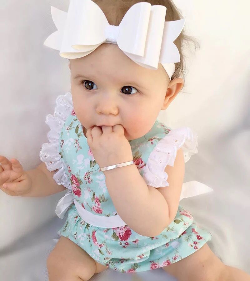 Pelele de Algodón con Estampado para Bebé Niña — Suave y Adorable