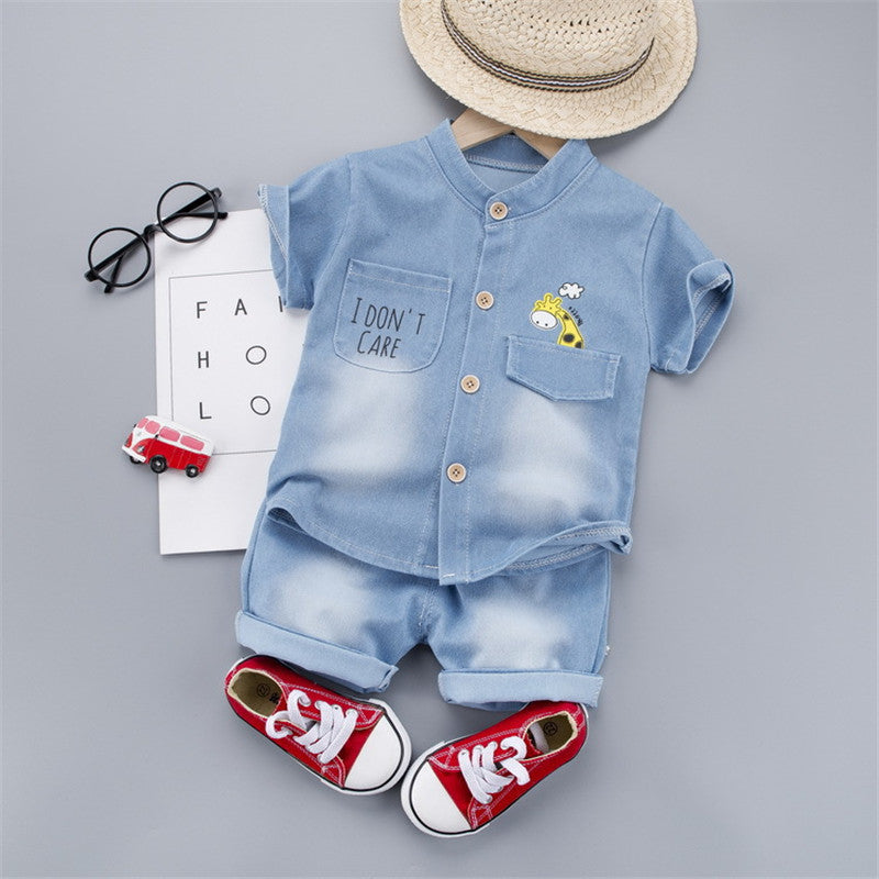 Conjunto Vaquero de Dos Piezas para Niño — Estilo Denim Total