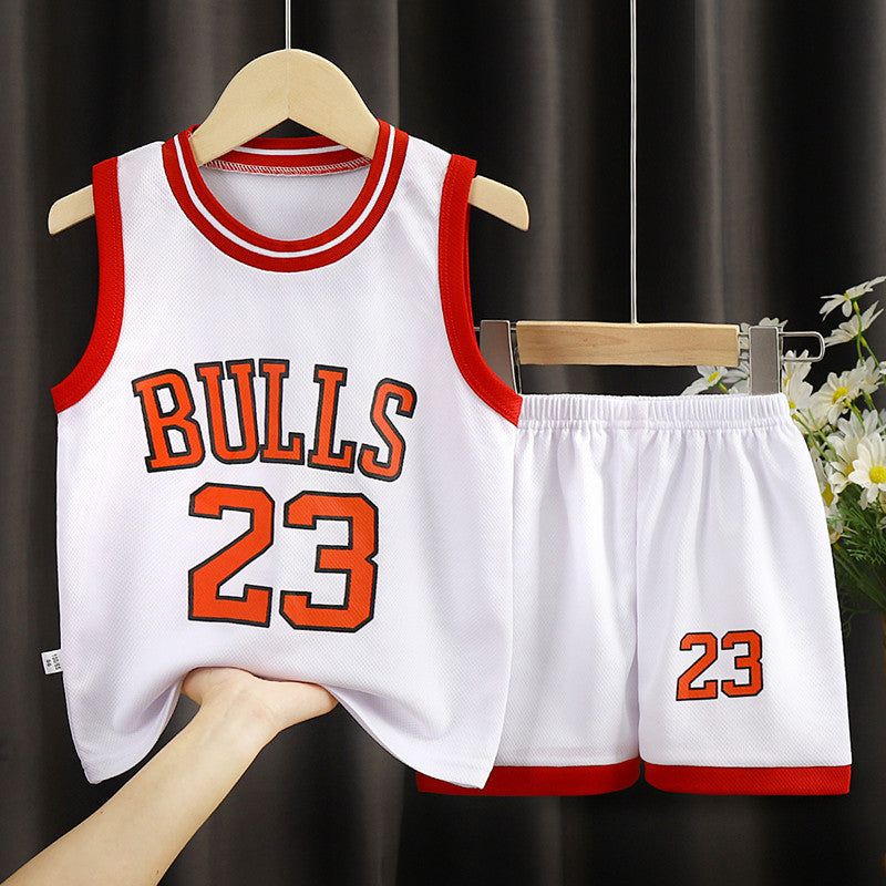 Ropa infantil de baloncesto — conjunto deportivo para niños