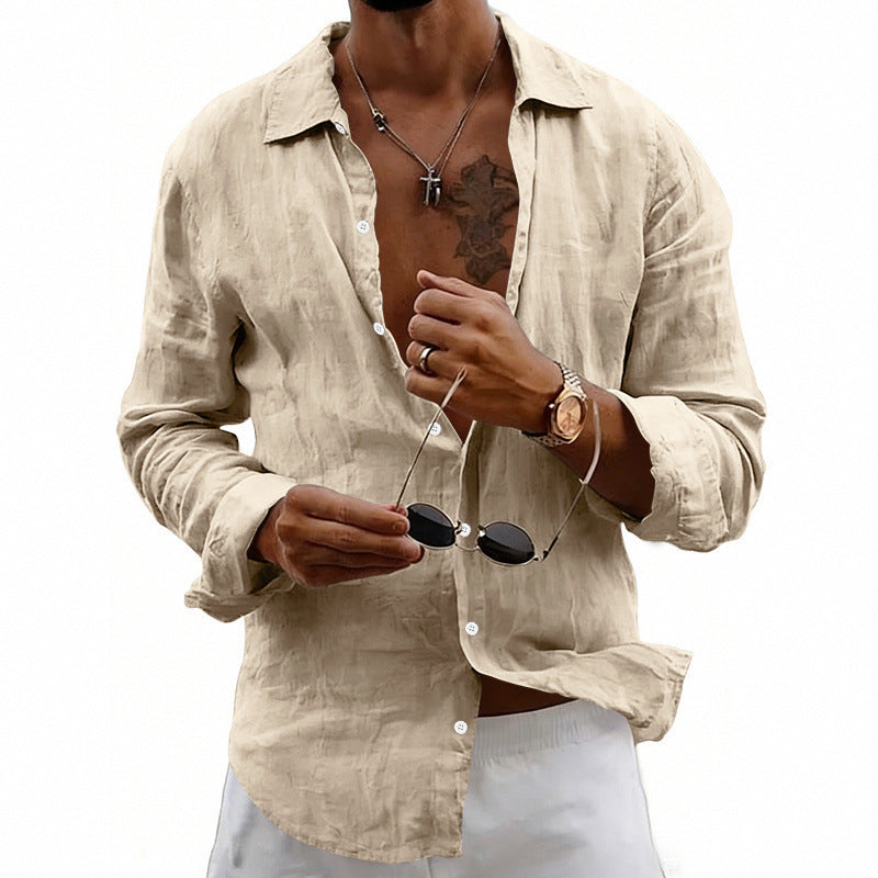 Camisa Versátil de Lino para Hombre