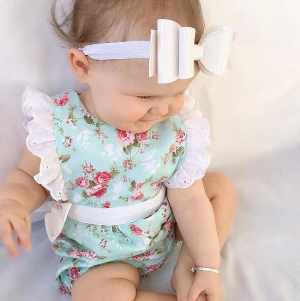 Pelele de Algodón con Estampado para Bebé Niña — Suave y Adorable