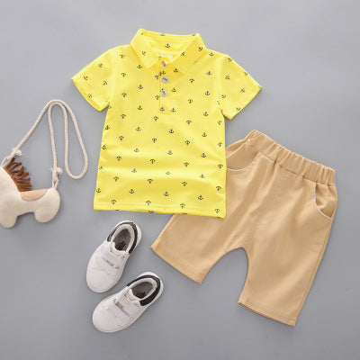 Conjunto de Niño con Estampado de Anclas