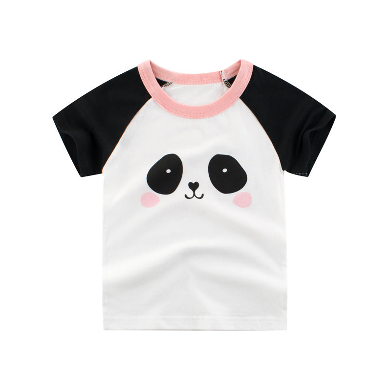 Camiseta Manga Corta Verano para Niñas — Algodón 100%