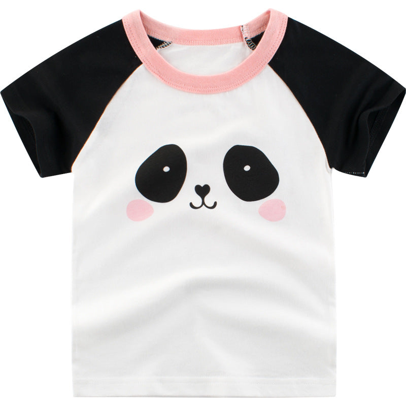Camiseta Manga Corta Verano para Niñas — Algodón 100%