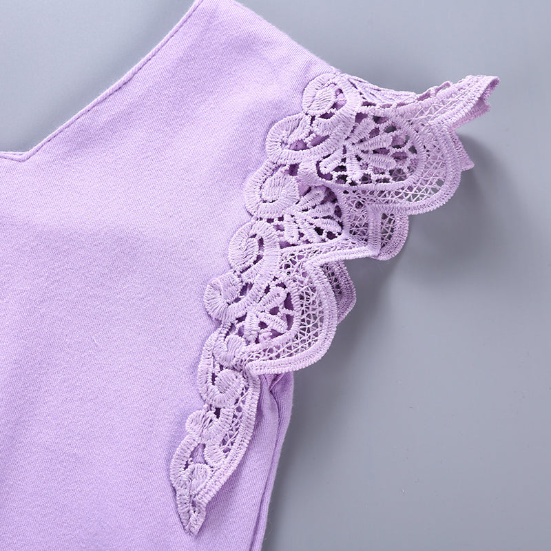 Traje de Dos Piezas para Bebé — Algodón 90% con Falda