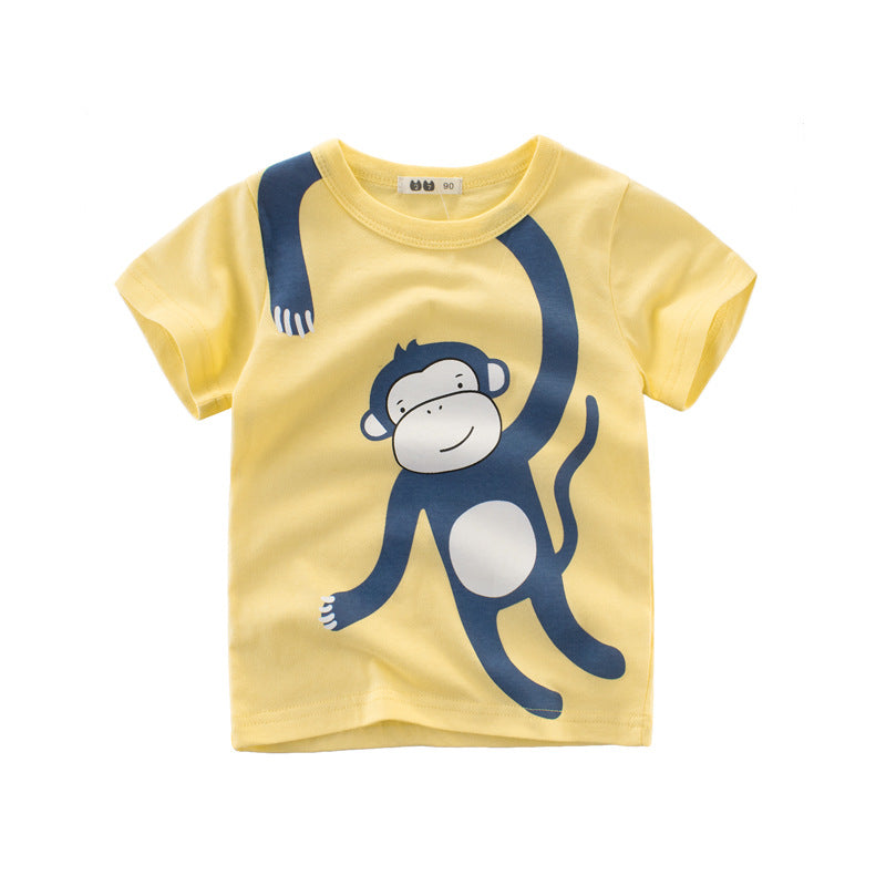 Camiseta Manga Corta para Niño Algodón