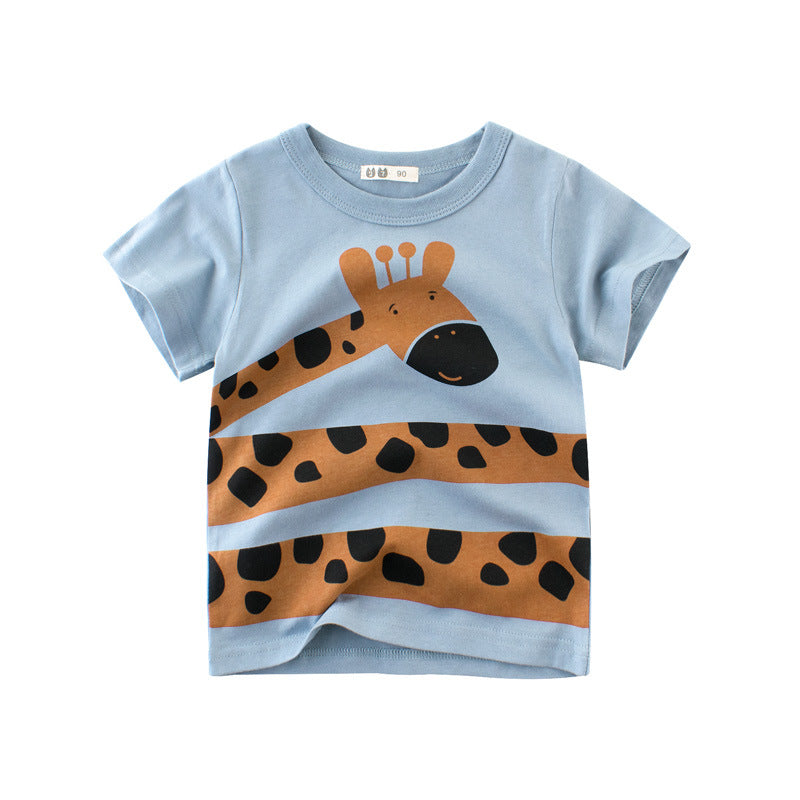 Camiseta Manga Corta para Niño Algodón