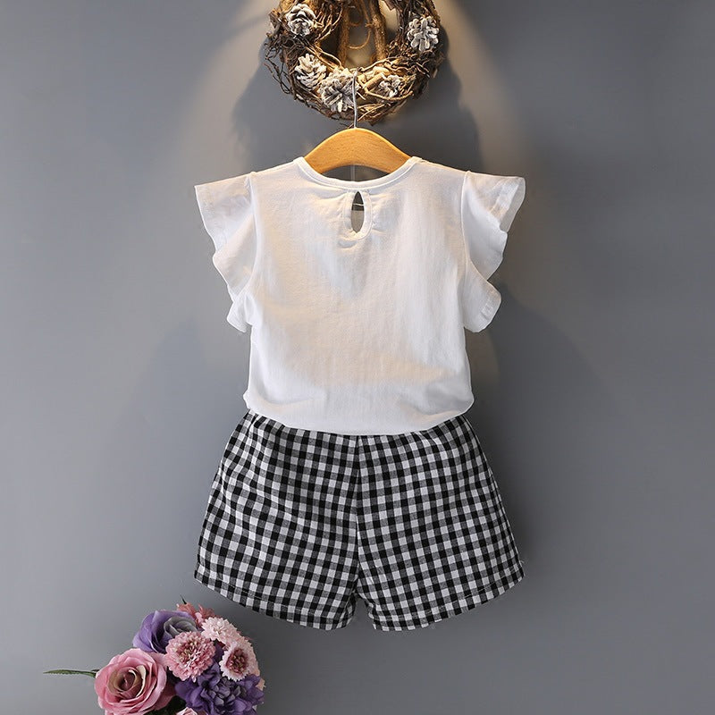 Conjunto de Dos Piezas para Niña — Algodón 95% Verano