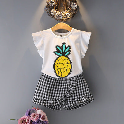 Conjunto de Dos Piezas para Niña — Algodón 95% Verano