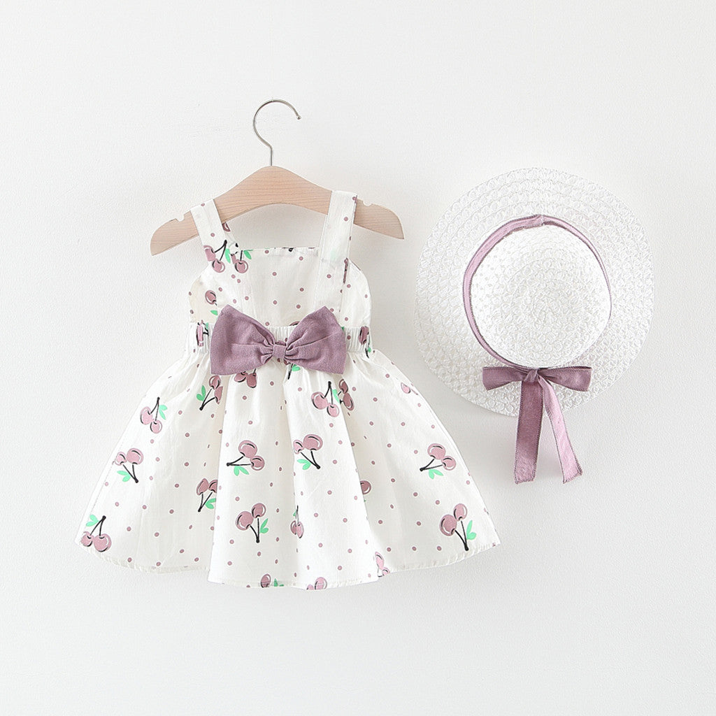 Vestido de Bebé para Niña — Algodón 100% Tirantes Verano