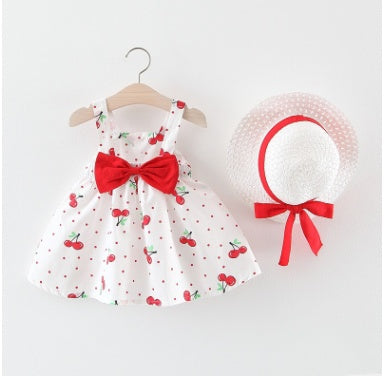 Vestido de Bebé para Niña — Algodón 100% Tirantes Verano