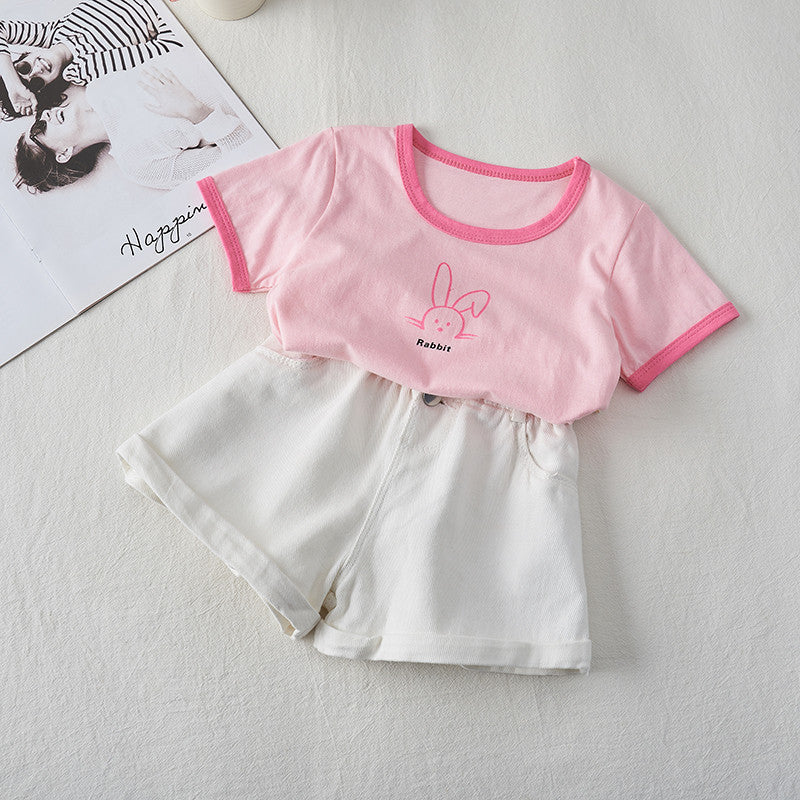 Pantalón Corto Vaquero para Niñas — Estilo Casual Primavera Verano