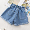 Pantalón Corto Vaquero para Niñas — Estilo Casual Primavera Verano