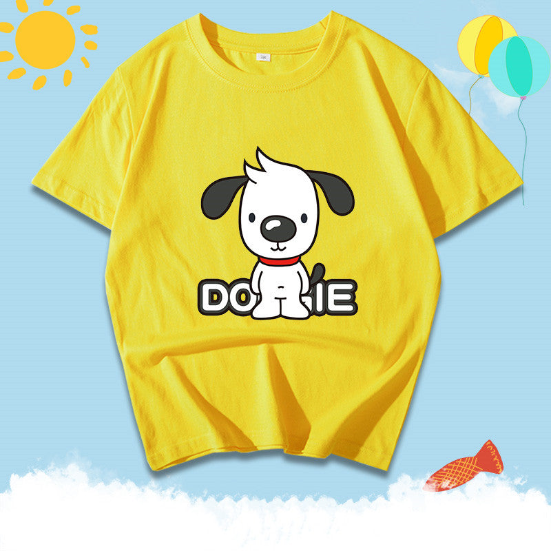 Camiseta de Algodón con Estampado de Dibujos para Niño — Estilo Casual