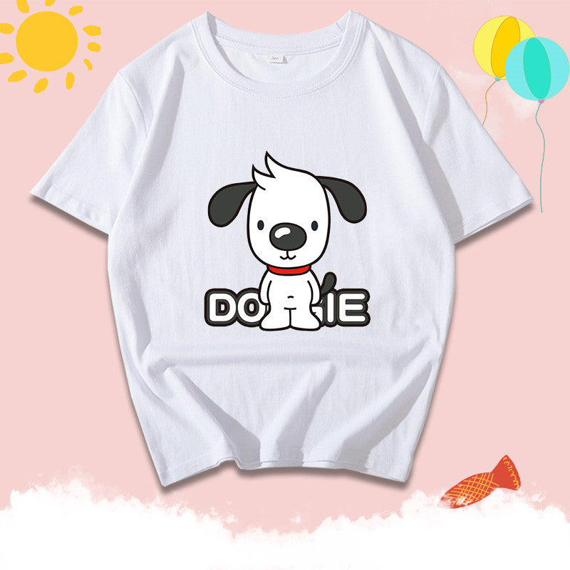 Camiseta de Algodón con Estampado de Dibujos para Niño — Estilo Casual
