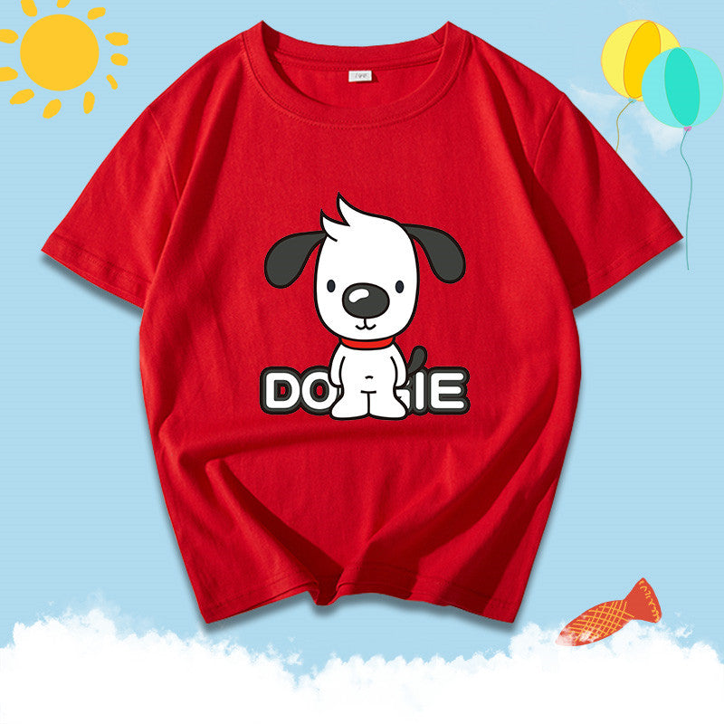 Camiseta de Algodón con Estampado de Dibujos para Niño — Estilo Casual