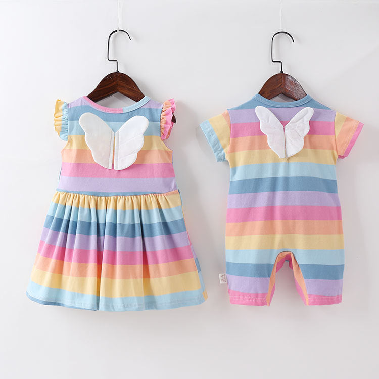 Conjunto de Dos Piezas para Niña: Camiseta sin Mangas y Pantalón Corto