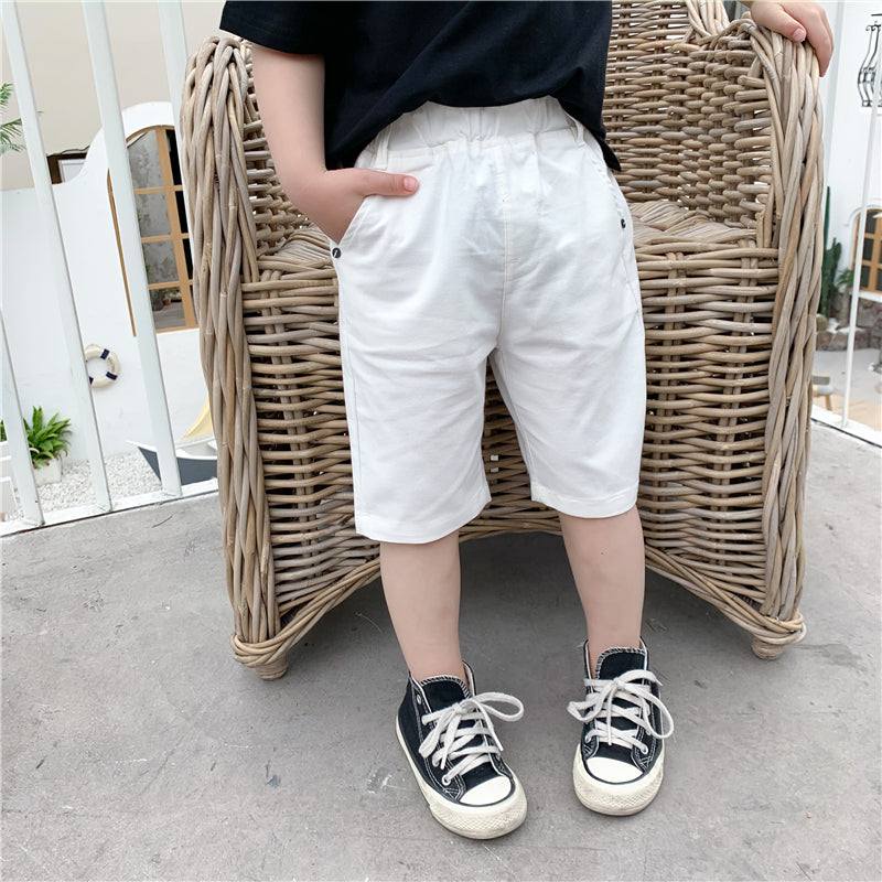 Pantalones Casuales de Color Liso para Niños — Cómodos y Versátiles