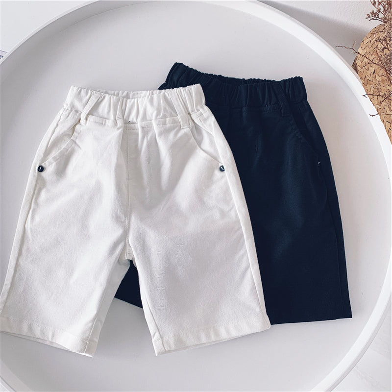 Pantalones Casuales de Color Liso para Niños — Cómodos y Versátiles