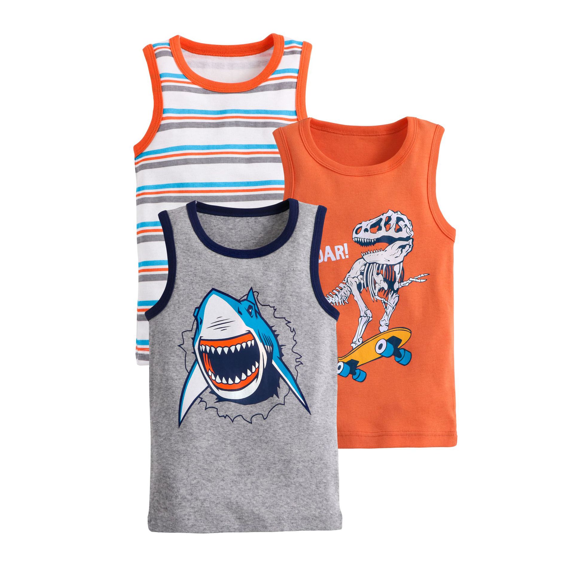 camiseta de tirantes con estampado de dibujos animados