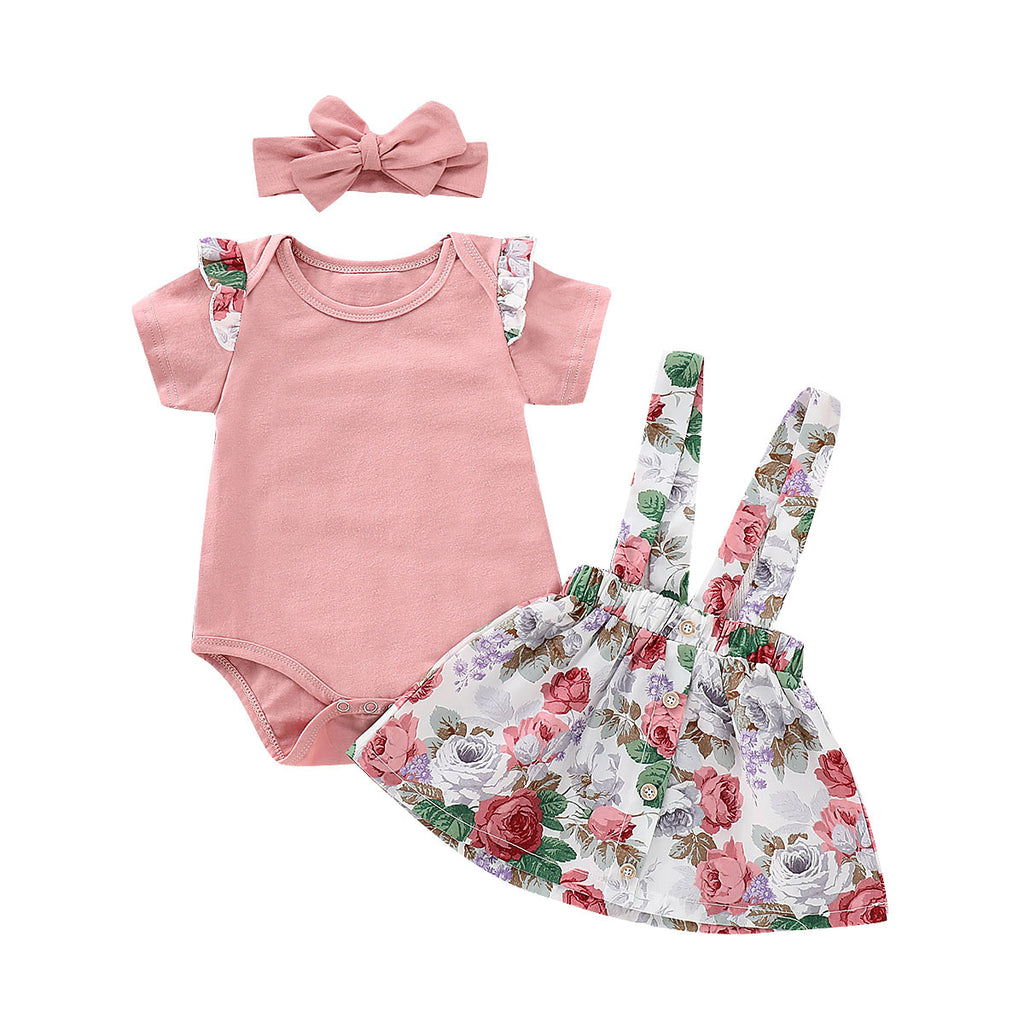 Conjunto Falda Estampada Algodón Niña — Cómodo y Colorido